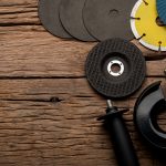 Set,Of,Angle,Grinder,With,Grinding,Wheel,metal,Cutting,Wheel,diamond,Cutting